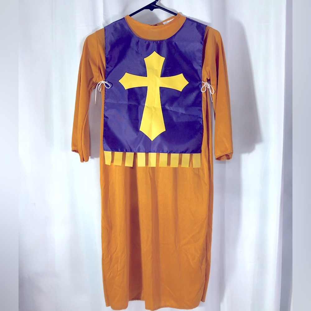 NWOT Child Christian King or Warrior Costume. Robe Fit is 38 1/4” All Mint Cond.
